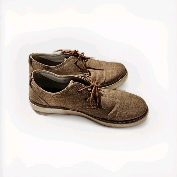 Skechers Relaxed Fit Memory Foam Brown Canvas‎ Oxford Casual Shoes Size 11 - Picture 6 of 9